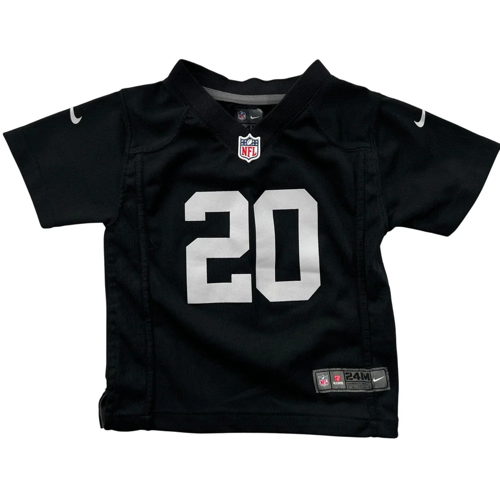 Nike NFL Jersey Boys 24M Black McFadden Raiders Gameday Football Sportswear Fan